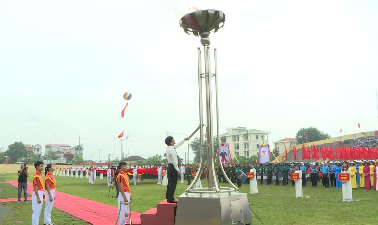 Ấn tượng lễ khai mạc Đại hội Thể dục thể thao huyện Phúc Thọ năm 2022-2
