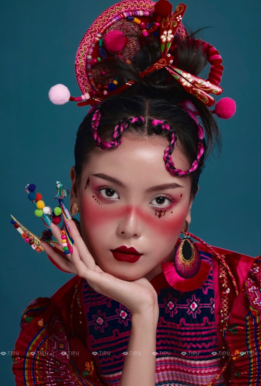 “Tân - Sắc - Tộc” Makeup Look Collection - Tipu Studio tôn vinh bản sắc văn hoá dân tộc-3