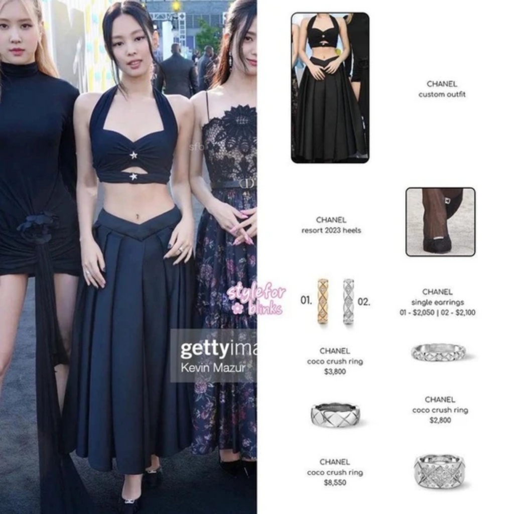 Outfit BlackPink tại Lễ trao giải VMAs: Toàn trang phục sang chảnh-3