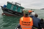 Quảng Ninh: Cứu sống vợ chồng ngư dân gặp nạn trên biển Cô Tô-img