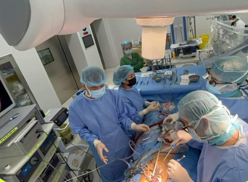 Bệnh viện Quân y 175 lần đầu tiên triển khai phẫu thuật tim ít xâm lấn-1