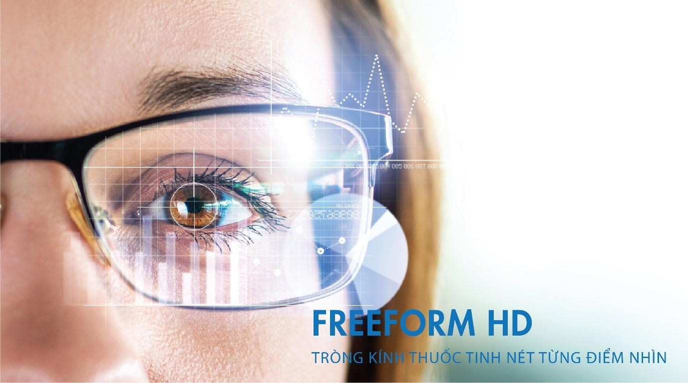 Tròng kính tinh nét Freeform HD - 
