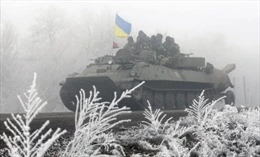 Bộ trưởng Quốc phòng Anh kêu gọi Ukraine duy trì áp lực với Nga suốt mùa Đông-cover-img