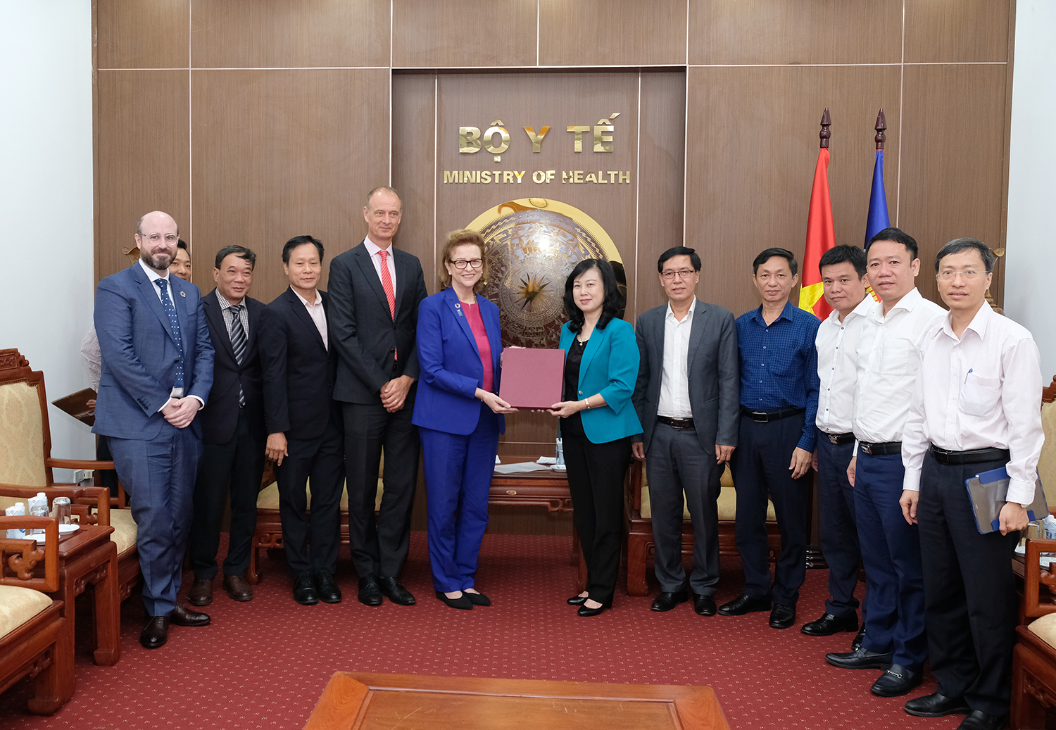 Quyền Bộ trưởng Bộ Y tế Đào Hồng Lan tiếp Trưởng Đại diện UNDP tại Việt Nam-3