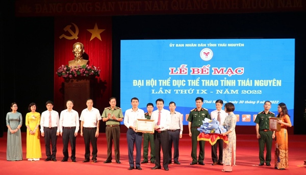 Bế mạc Đại hội TDTT tỉnh Thái Nguyên lần thứ IX-1