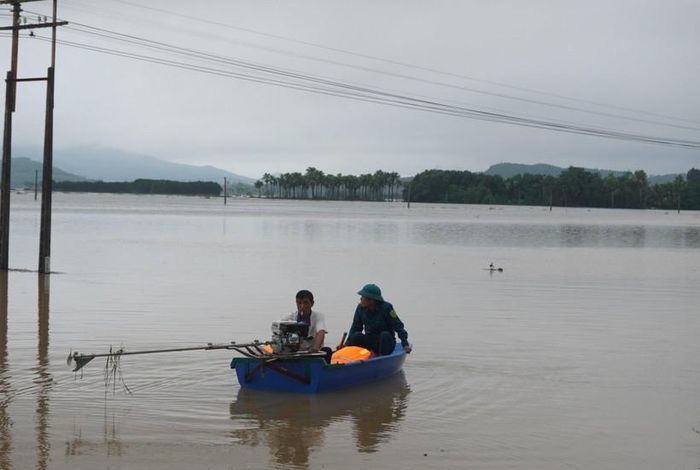 Hồ Yên Mỹ xả lũ, gần 200 hộ dân ở Thanh Hoá chịu cảnh ngập lụt-1