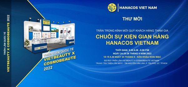 Hanacos đồng hành cùng thương hiệu mỹ phẩm Việt qua chuỗi sự kiện gian hàng đặc biệt 08/2022-1