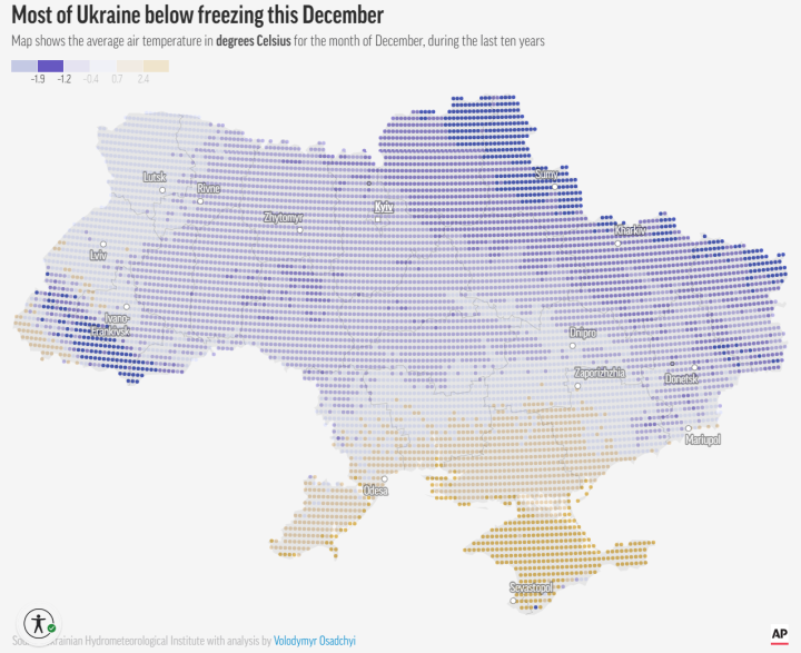 Tuyết rơi ngày càng dày, Ukraine gặp khó từ chiến trường đến hậu phương-1