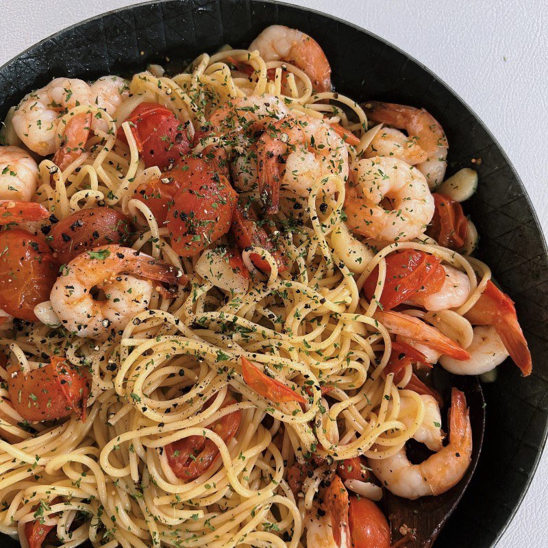 Công thức mì pasta tôm chuẩn vị Ý cực dễ làm ngay tại nhà-12