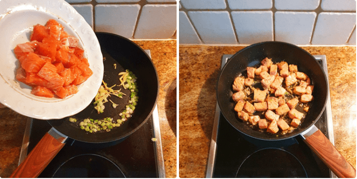 Cách nấu cháo cá hồi khoai lang thơm ngon, dinh dưỡng và siêu đơn giản tại nhà!-6