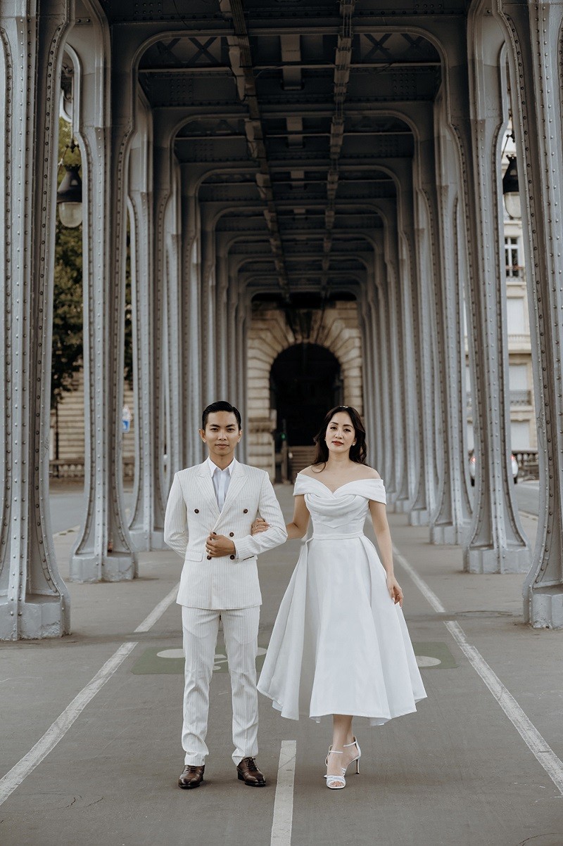 Ảnh cưới chụp ở Paris đậm chất khiêu vũ của Khánh Thi - Phan Hiển-5