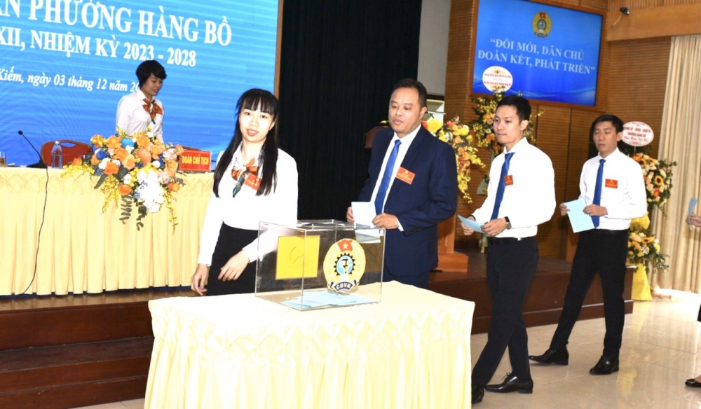 LĐLĐ quận Hoàn Kiếm: Tổ chức thành công Đại hội điểm Công đoàn phường Hàng Bồ-5
