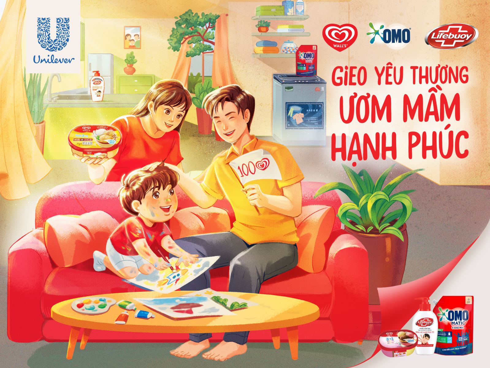 Unilever cùng Hội Bảo vệ quyền trẻ em Việt Nam khởi xướng chiến dịch 'Gieo yêu thương, ươm mầm hạnh phúc'-1