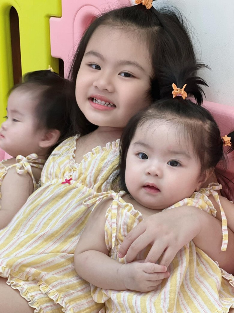 Nhìn 3 con gái dễ thương của Vân Trang, Lê Phương quyết sinh con thứ 3, đặt luôn tên độc lạ-2