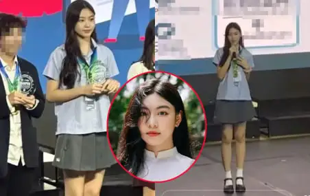 Con gái MC Quyền Linh bị chụp lén ở trường, nhan sắc gây chú ý-cover-img