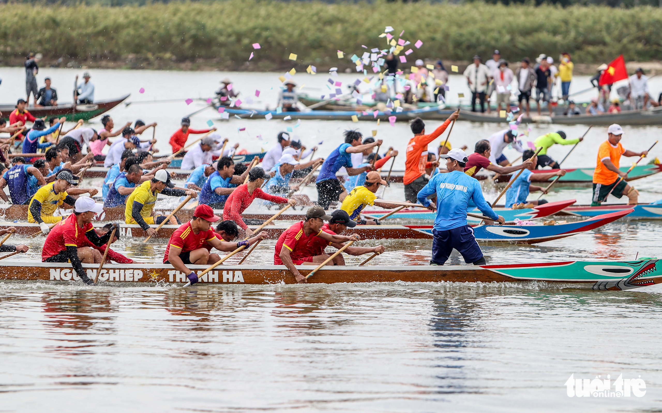 10.000 người về làng gốm Thanh Hà xem đua thuyền trên sông Thu Bồn-1
