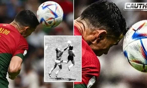Ronaldo bị chế nhạo với bàn thắng theo kiểu 'Hair of God'-img