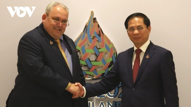 Bộ trưởng Bùi Thanh Sơn gặp Bộ trưởng Ngoại giao Pháp và Papua New Guinea-cover-img