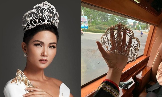 Không chỉ Hoa hậu Thùy Tiên, rất nhiều nàng hậu đình đám cũng từng gặp sự cố với vương miện-7