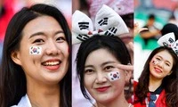 Dung mạo xinh đẹp của các CĐV Hàn Quốc ở trận thua Ghana-cover-img