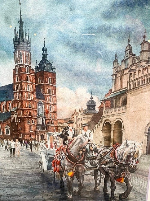 Ba Lan xinh đẹp và thơ mộng dưới nét vẽ của các họa sĩ Việt Nam-8