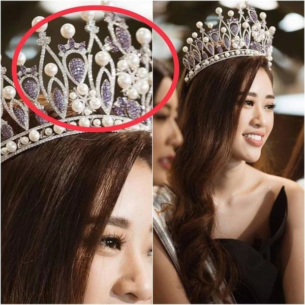Không chỉ Hoa hậu Thùy Tiên, rất nhiều nàng hậu đình đám cũng từng gặp sự cố với vương miện-8