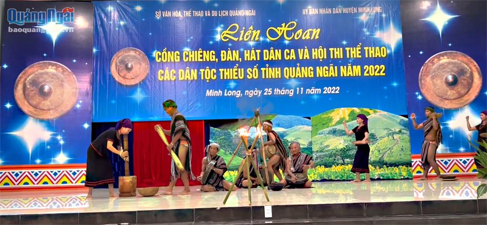 Liên hoan cồng chiêng, đàn hát dân ca tỉnh Quảng Ngãi năm 2022-8