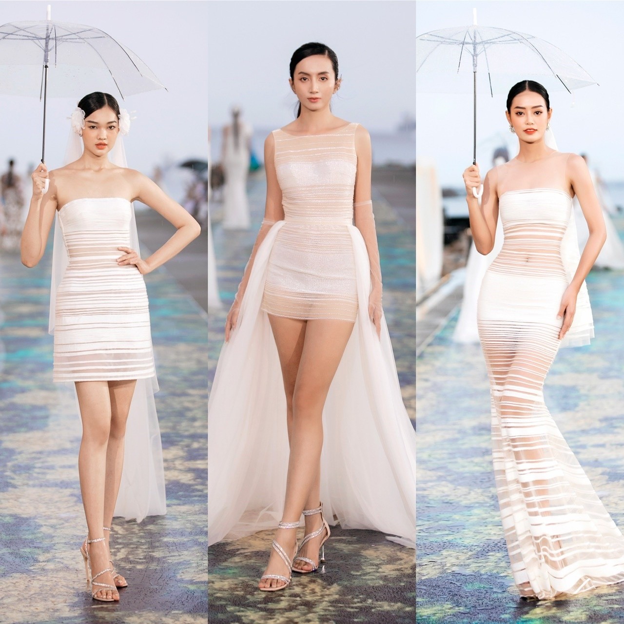 Hoa hậu Tiểu Vy, Á hậu Phương Anh đọ sắc khi diện váy cưới-9