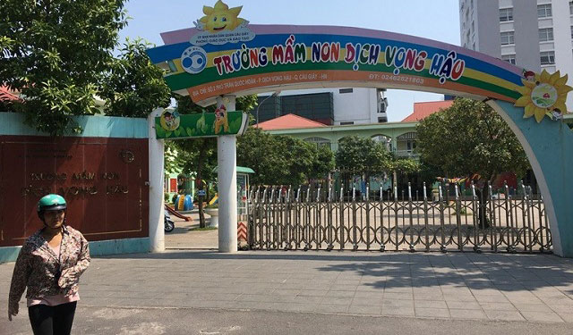 Trường Mầm non Dịch Vọng Hậu: Dự kiến tổ chức đón trẻ trong tháng 11-2022-1