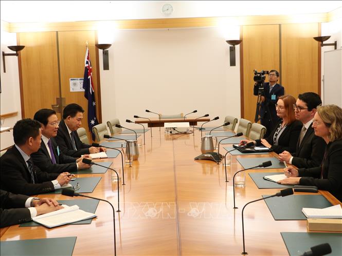 Trưởng Ban Nội chính Trung ương Phan Đình Trạc thăm và làm việc tại Australia-2