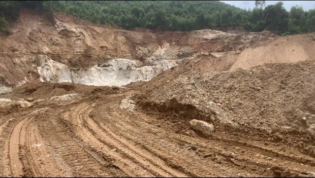 Phú Thọ: Xử lý nghiêm vụ khai thác khoáng sản trái phép tại xã Đào Xá-1