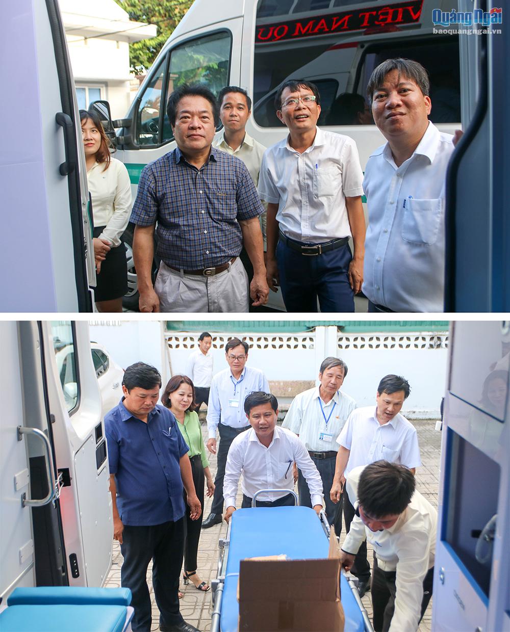 BIDV Quảng Ngãi: Trao tặng 2 xe cứu thương với tổng trị giá 2,4 tỷ đồng-2