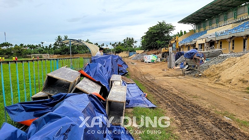 Phòng, chống siêu bão Noru: Công trường xây dựng chấp hành nghiêm Công điện khẩn của Chủ tịch UBND tỉnh Quảng Ngãi-2