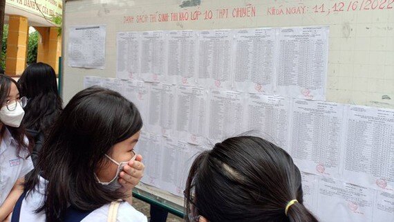 Tra cứu điểm thi vào lớp 10 tỉnh Tiền Giang 2022-1