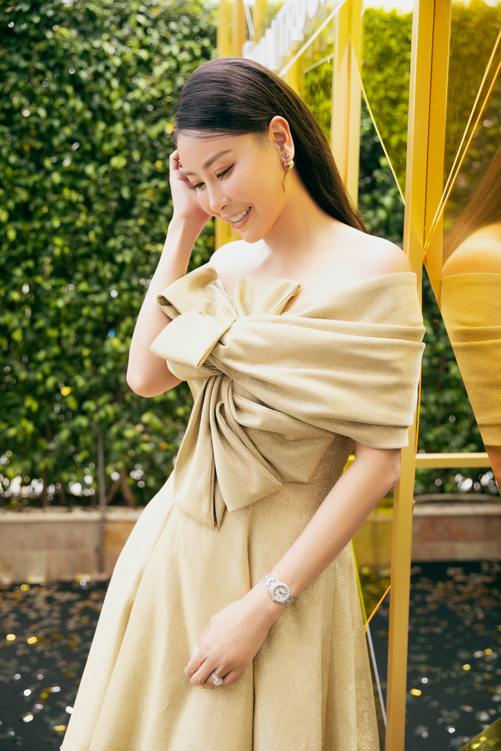 Hoa hậu Hà Kiều Anh khoe vẻ đẹp mặn mà trong buổi lên chức CEO-1