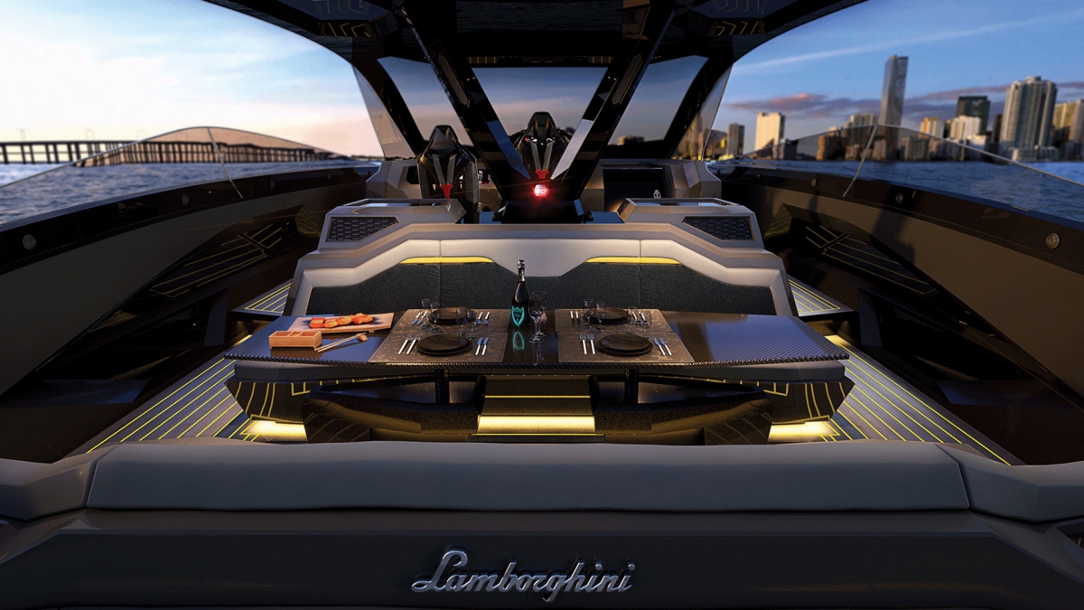 Cận cảnh siêu du thuyền Tecomar Lamborghini 63 4.000 mã lực-11