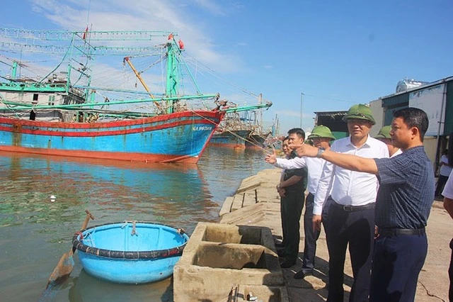 Phó Bí thư Tỉnh ủy, Phó Chủ tịch UBND tỉnh Hoàng Nghĩa Hiếu kiểm tra việc chống khai thác IUU tại một số cảng cá-cover-img