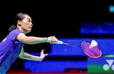 Nguyễn Thùy Linh vào đến tứ kết Giải cầu lông Quốc tế Việt Nam mở rộng-cover-img